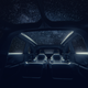Interior view of the 2024 Lucid Gravity SUV showing its large glass roof